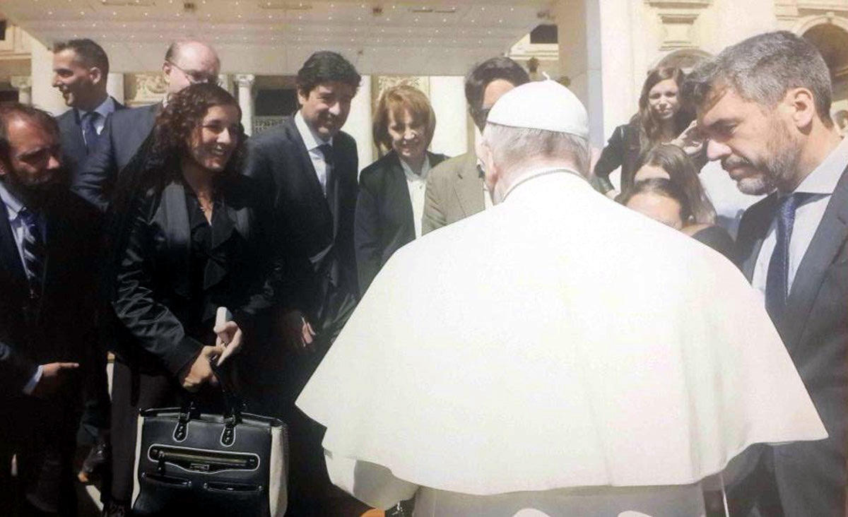 Jueces y representantes del Consejo de la Magistratura se reunieron con el Papa Francisco