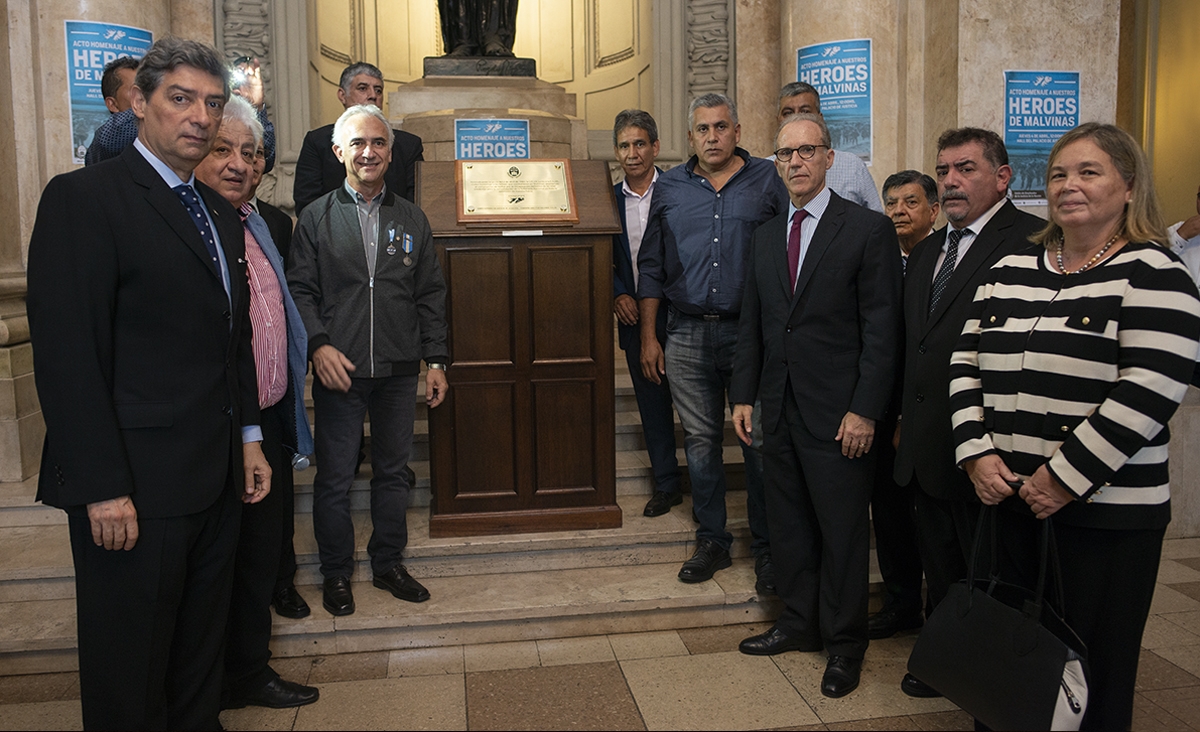 Se realiz un acto en el Palacio de Justicia en homenaje a los combatientes en Malvinas